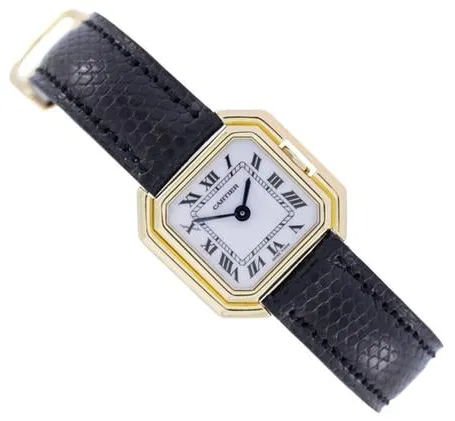 Cartier 78100 25mm Yellow gold White 1