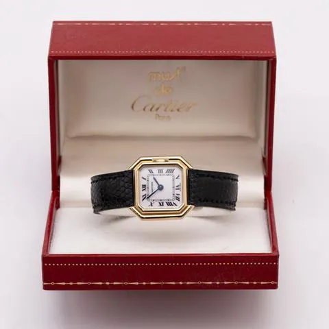 Cartier 78100 25mm Yellow gold White 9