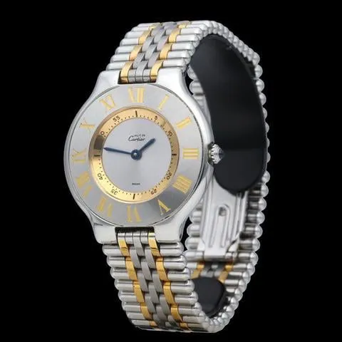 Cartier 21 Must de Cartier 1330 31mm Yellow gold and Stainless steel Gray 1