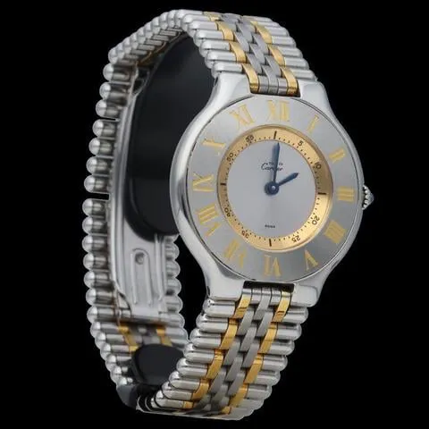 Cartier 21 Must de Cartier 1330 31mm Yellow gold and Stainless steel Gray 4