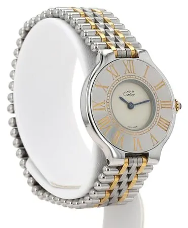 Cartier 21 Must de Cartier 9010 28mm Stainless steel White 2