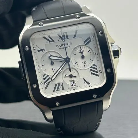 Cartier Santos WSSA0017 43.3mm Stainless steel Silver