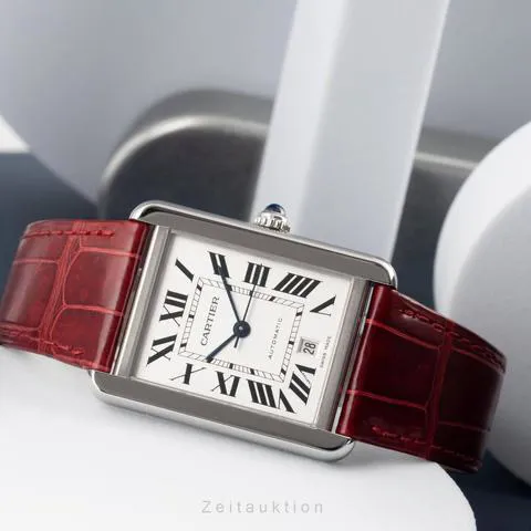 Cartier Tank W5200027 40.5mm Stainless steel Silver 1