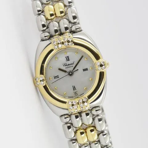 Chopard Gstaad 8112 24mm Yellow gold and Stainless steel Mother-of-pearl