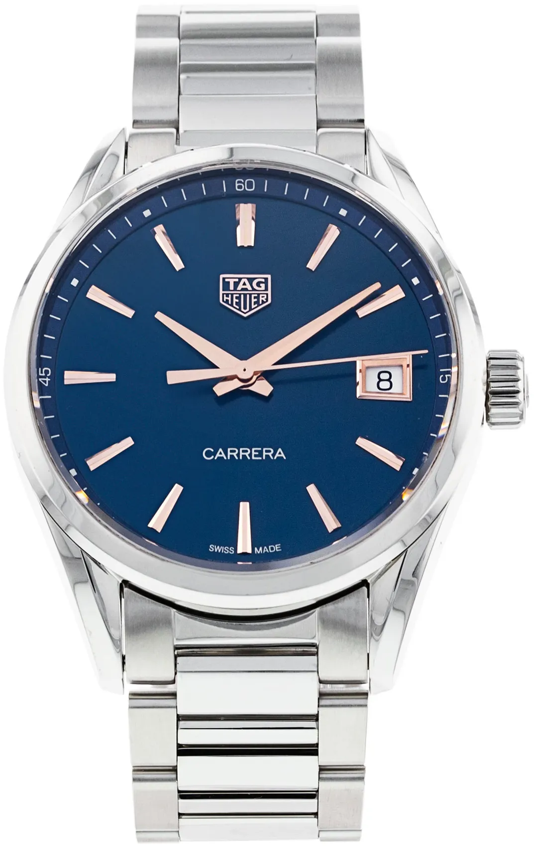 TAG Heuer Carrera Lady WBK1312.BA0652 36mm Stainless steel Blue Baton