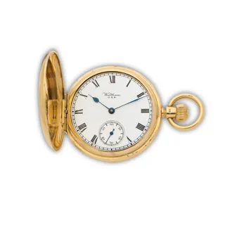 Waltham Watch Company 18k yellow gold White