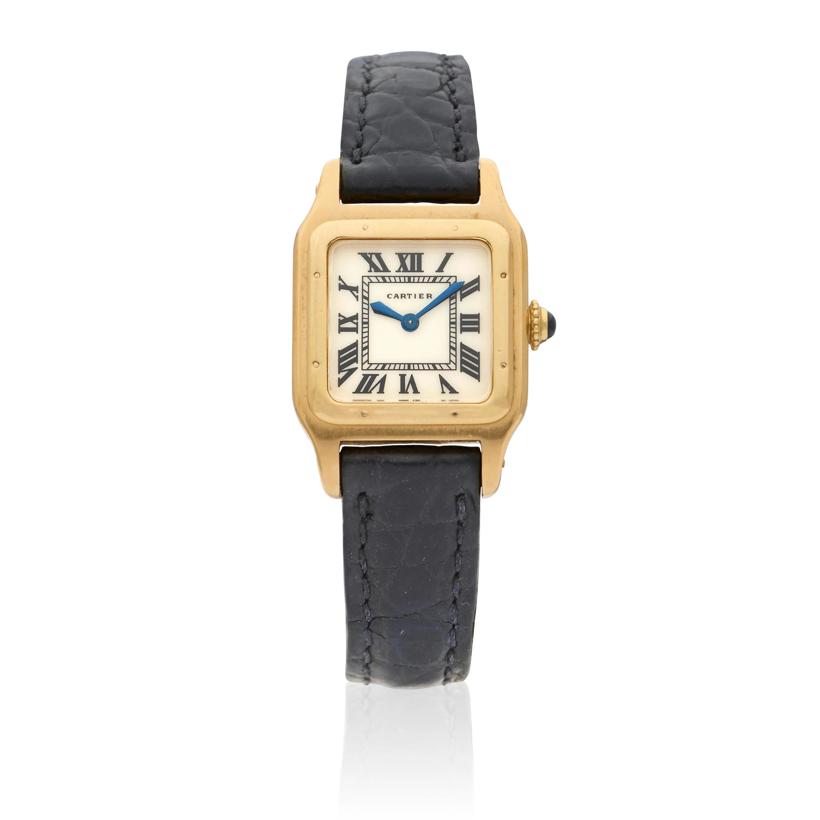 Cartier Santos Dumont 20mm 18k yellow gold White