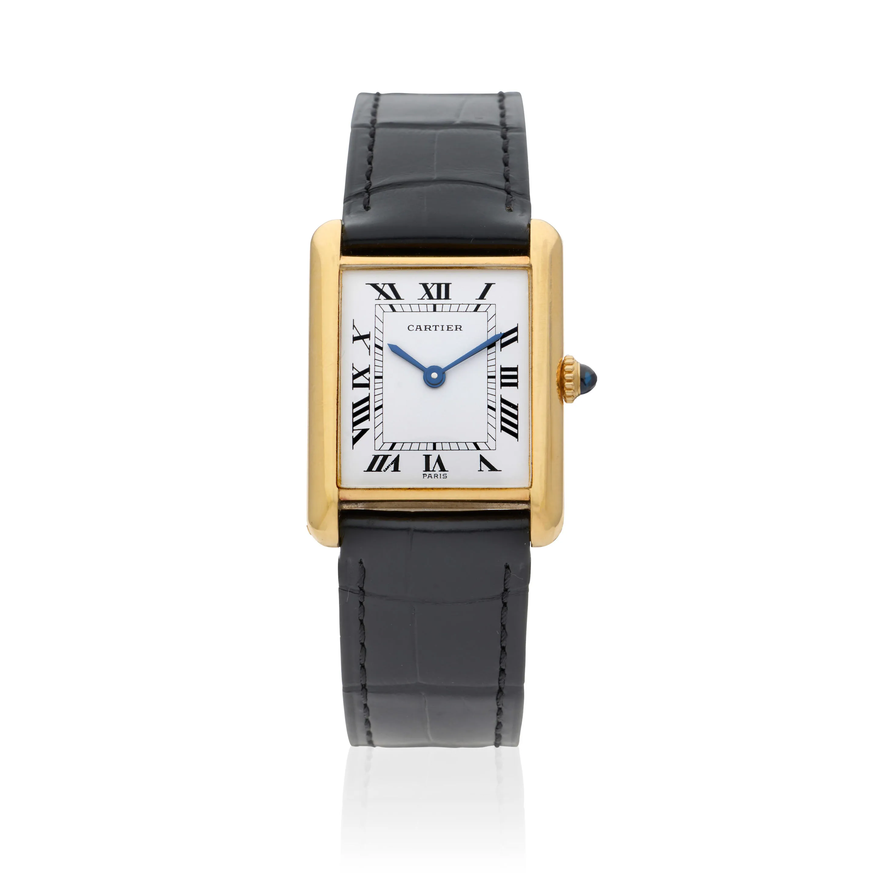 Cartier Tank Louis 78086 24mm 18k yellow gold White