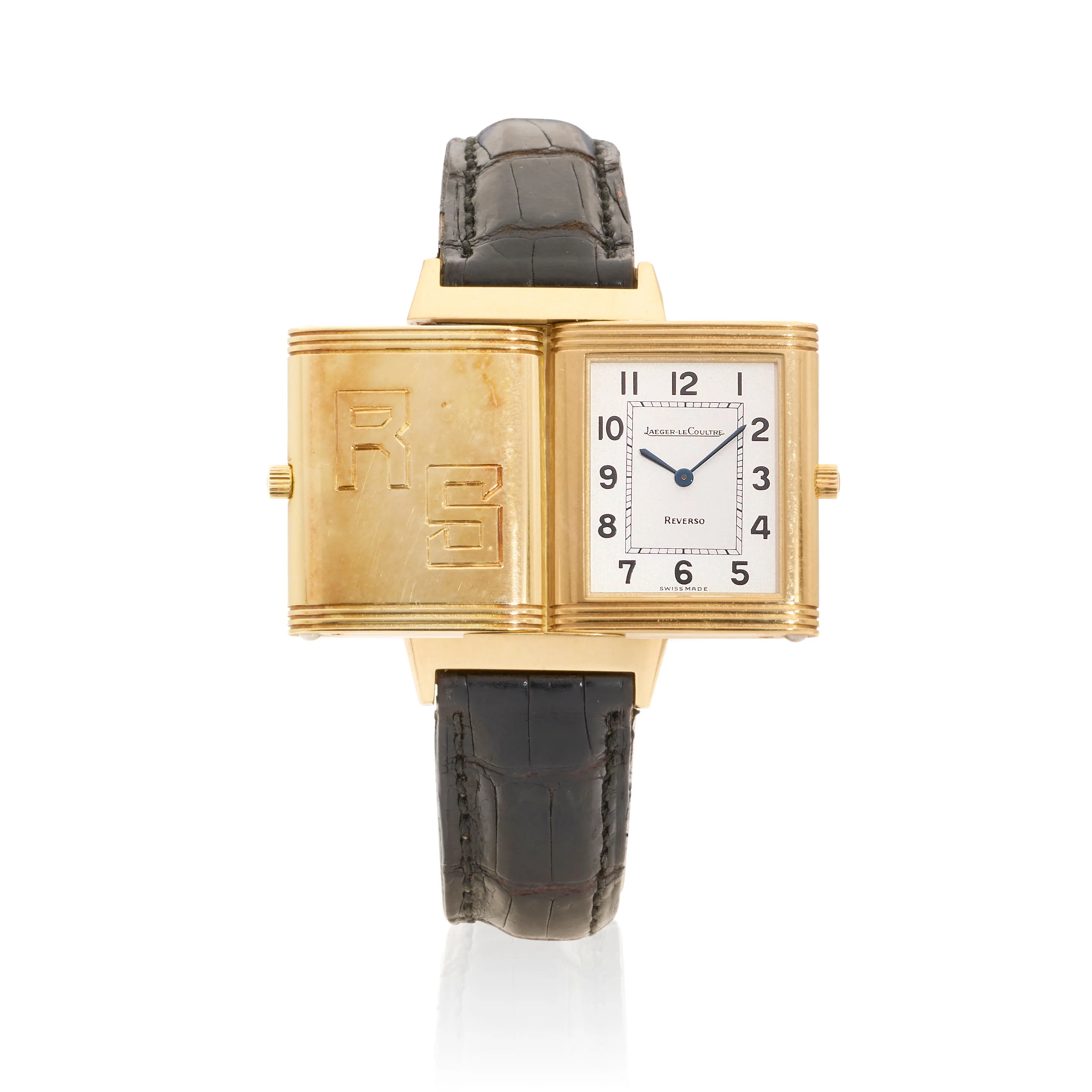 Jaeger-LeCoultre Reverso 250.1.08 23mm 18k yellow gold Silver 1