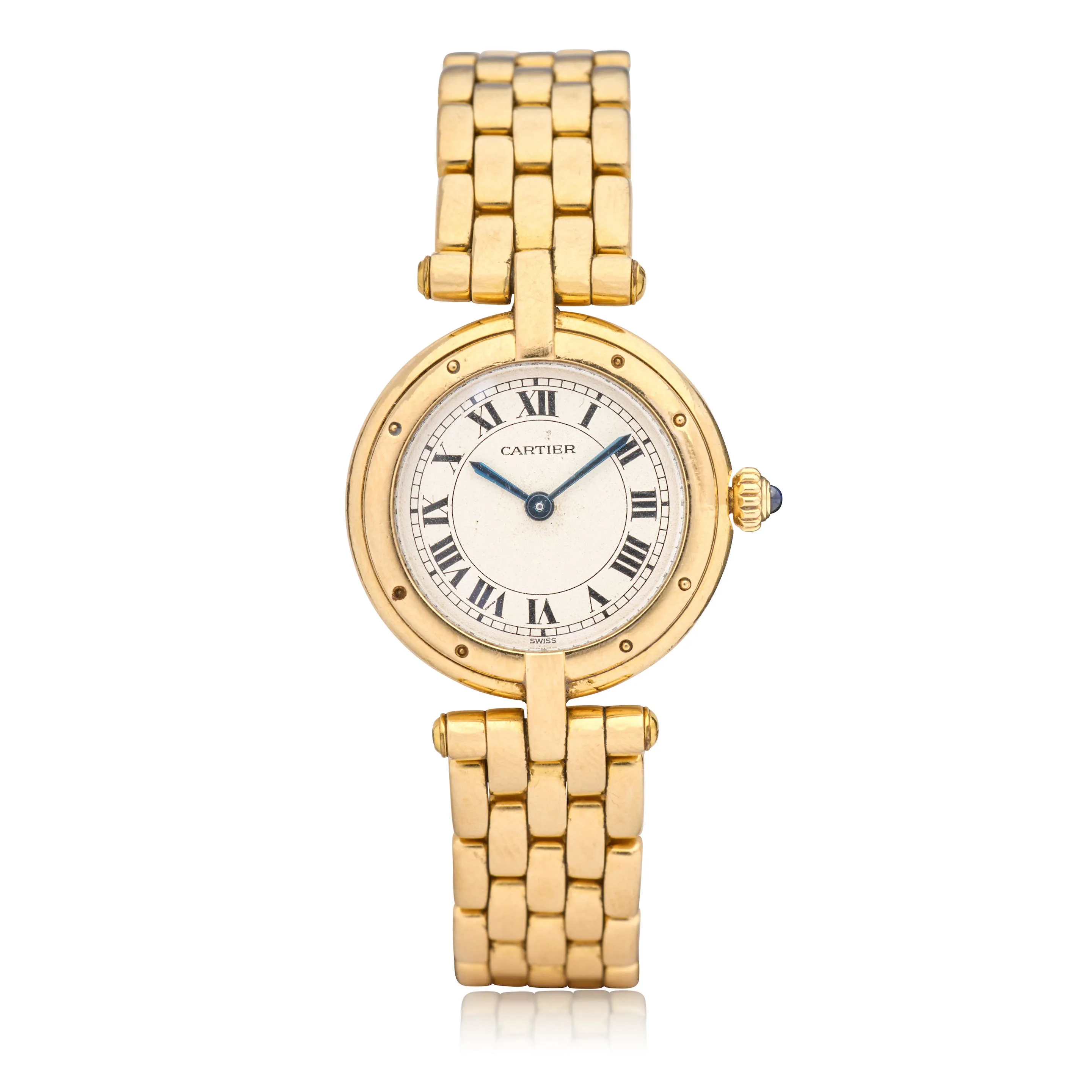 Cartier Vendôme 23mm 18k yellow gold Silver