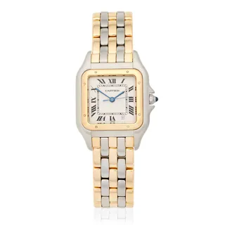 Cartier Panthère 110000R Yellow gold and Stainless steel White