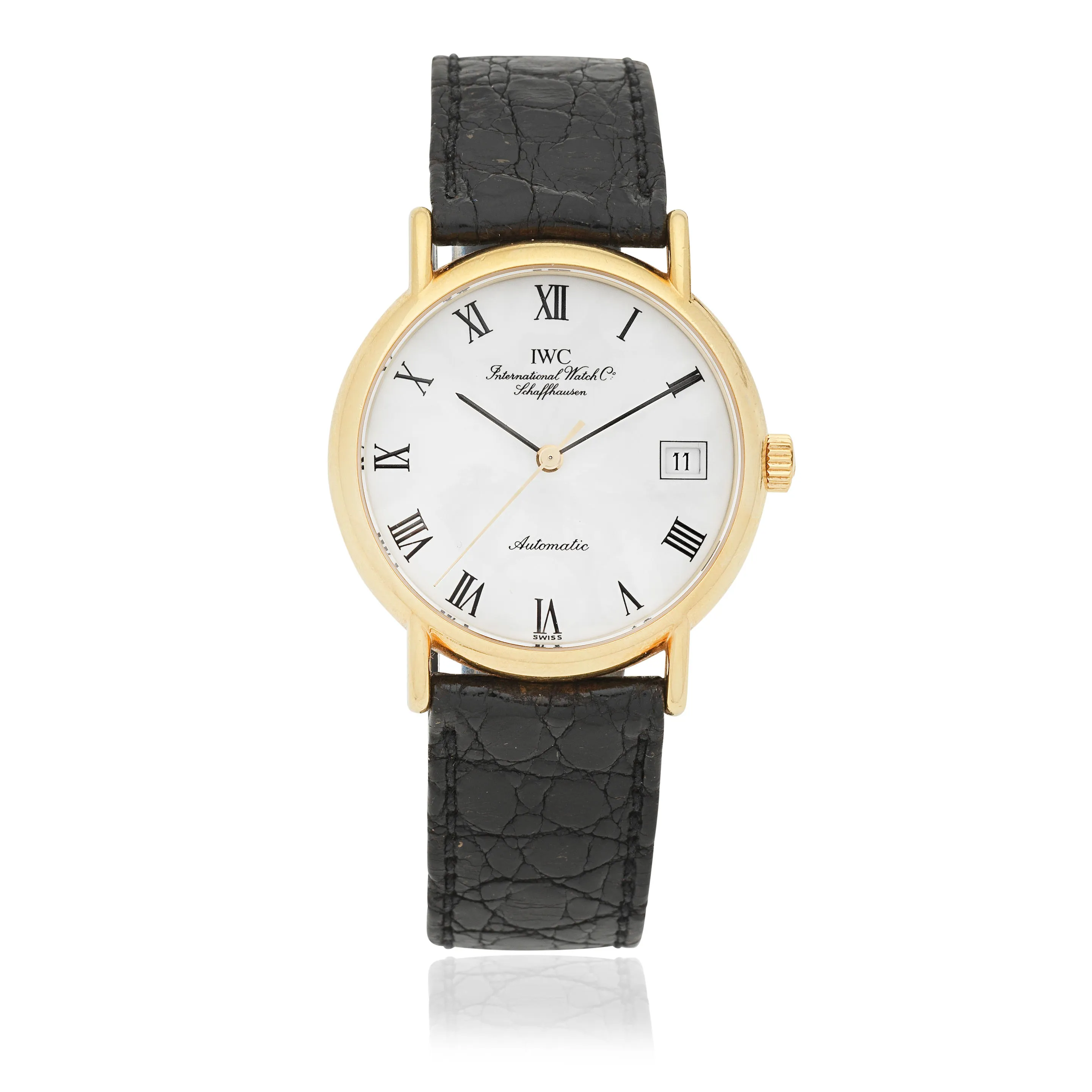 IWC Portofino 3513 34mm 18k yellow gold White