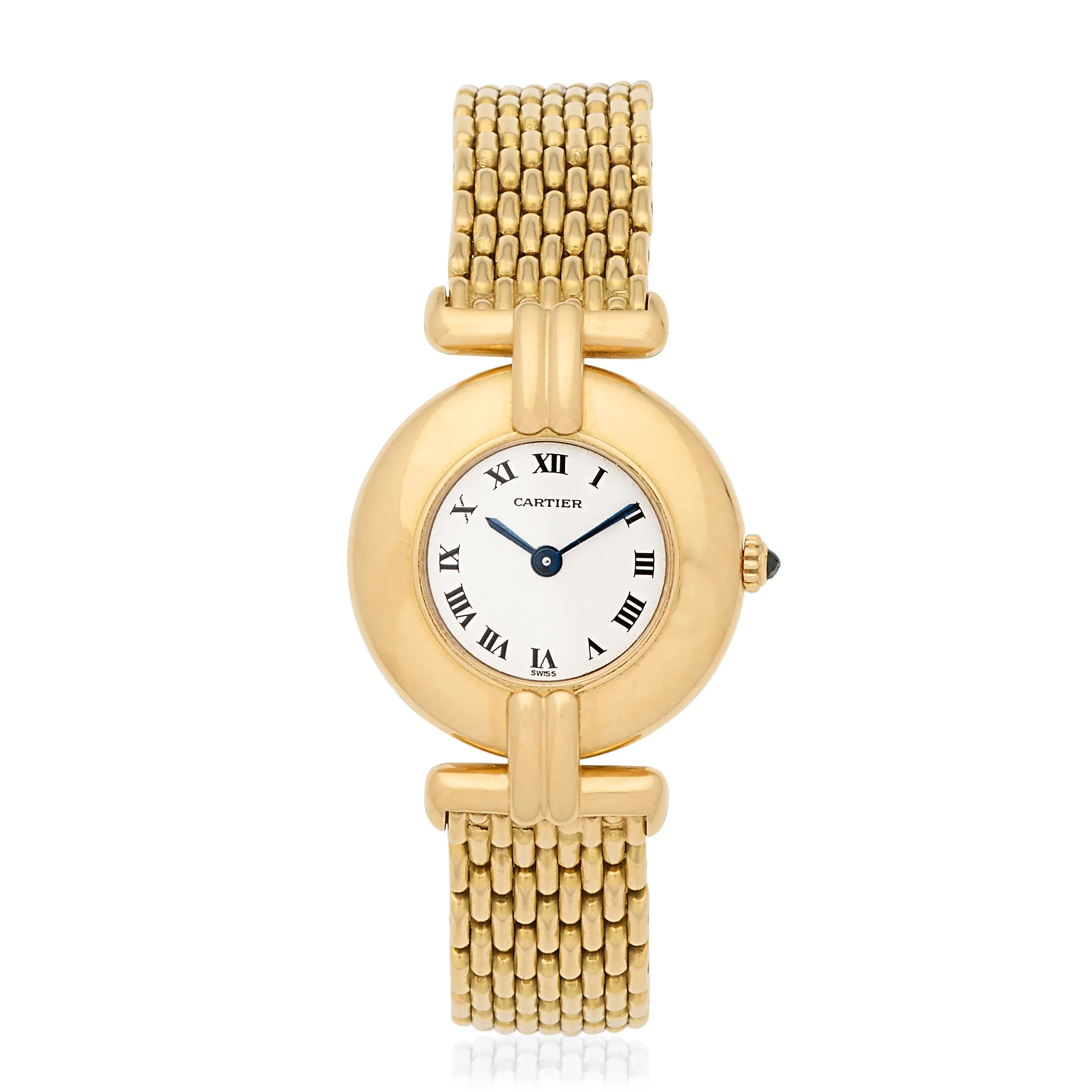 Cartier Rivoli 24mm 18k yellow gold Silver