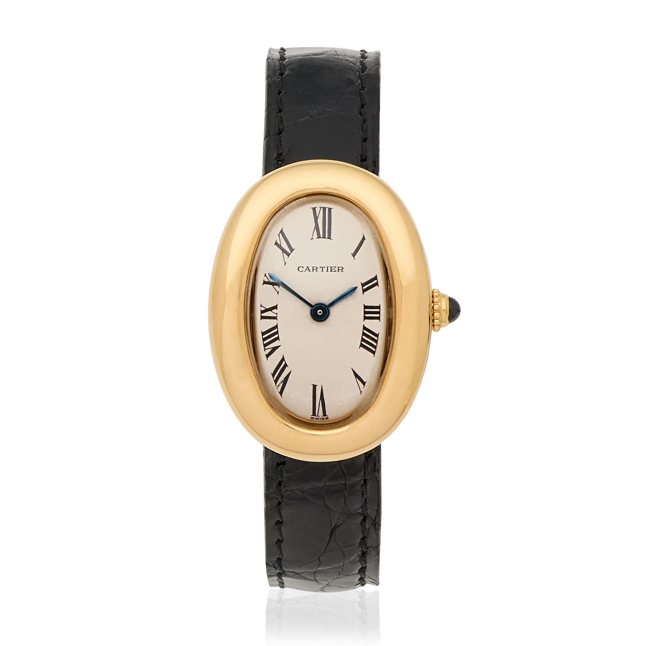 Cartier Baignoire 866044 22mm 18k yellow gold Silver