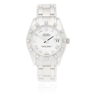 Rolex Pearlmaster 81319 White gold White