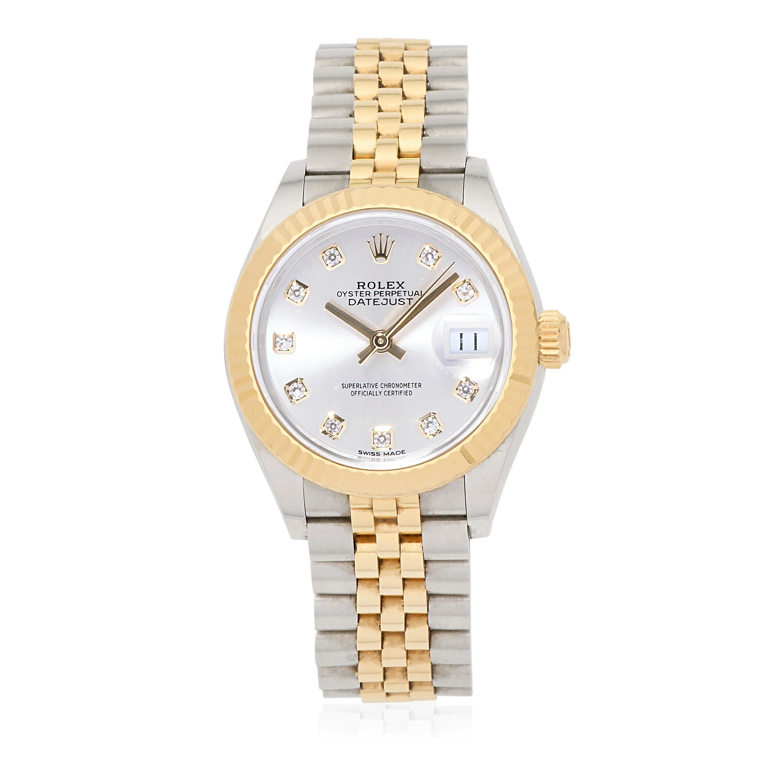 Rolex Lady-Datejust 279173 28mm Stainless steel and 18k yellow gold Silver