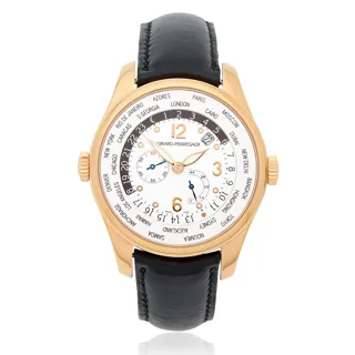 Girard-Perregaux World Time 49851 41mm 18k rose gold Silver