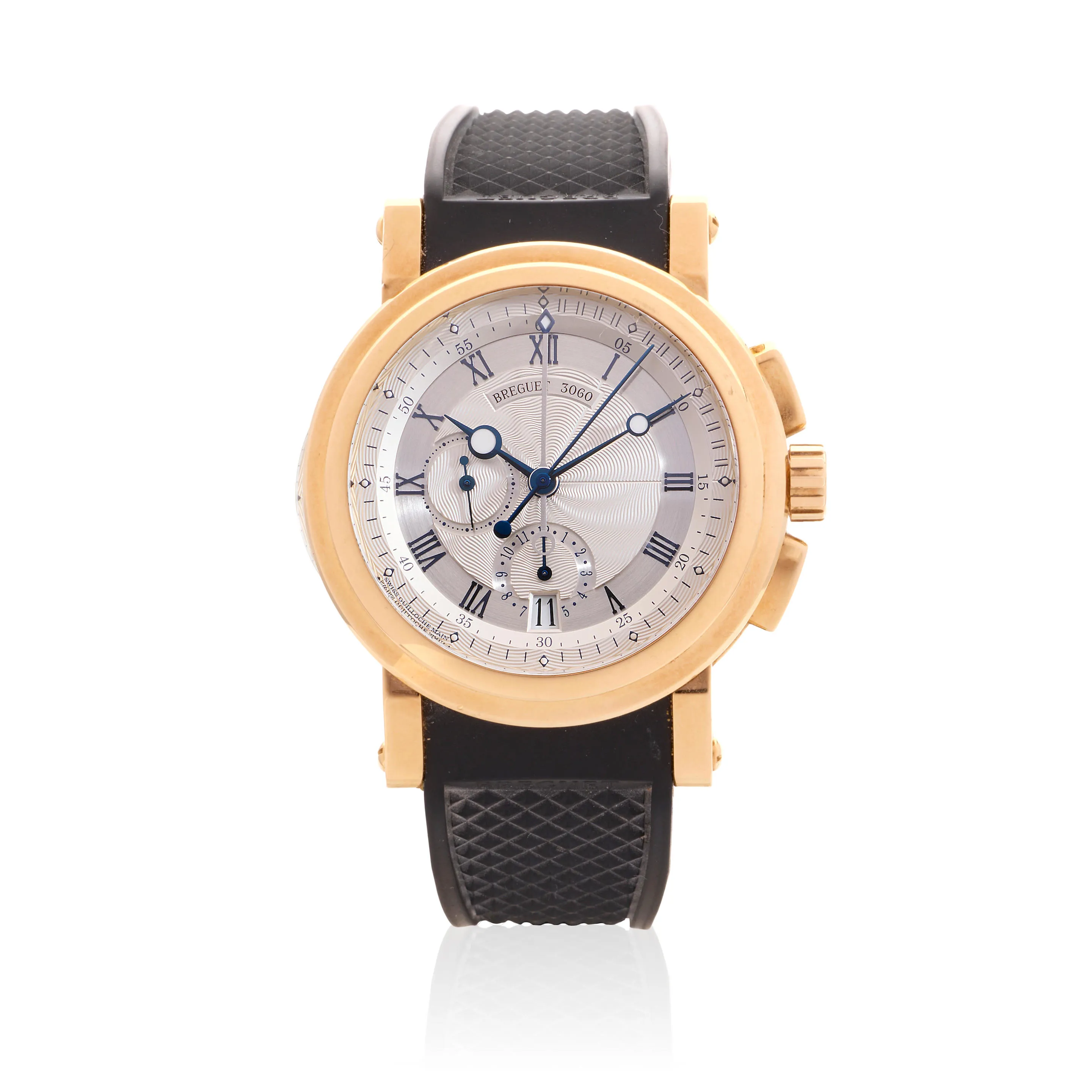 Breguet Marine 5827 43mm 18k yellow gold Silver