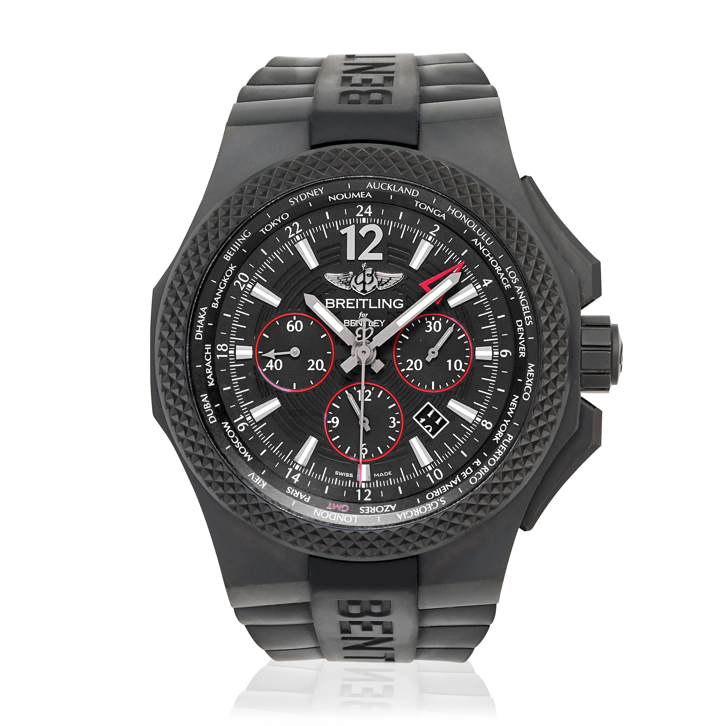 Breitling Bentley VB0432 49mm Titanium Black