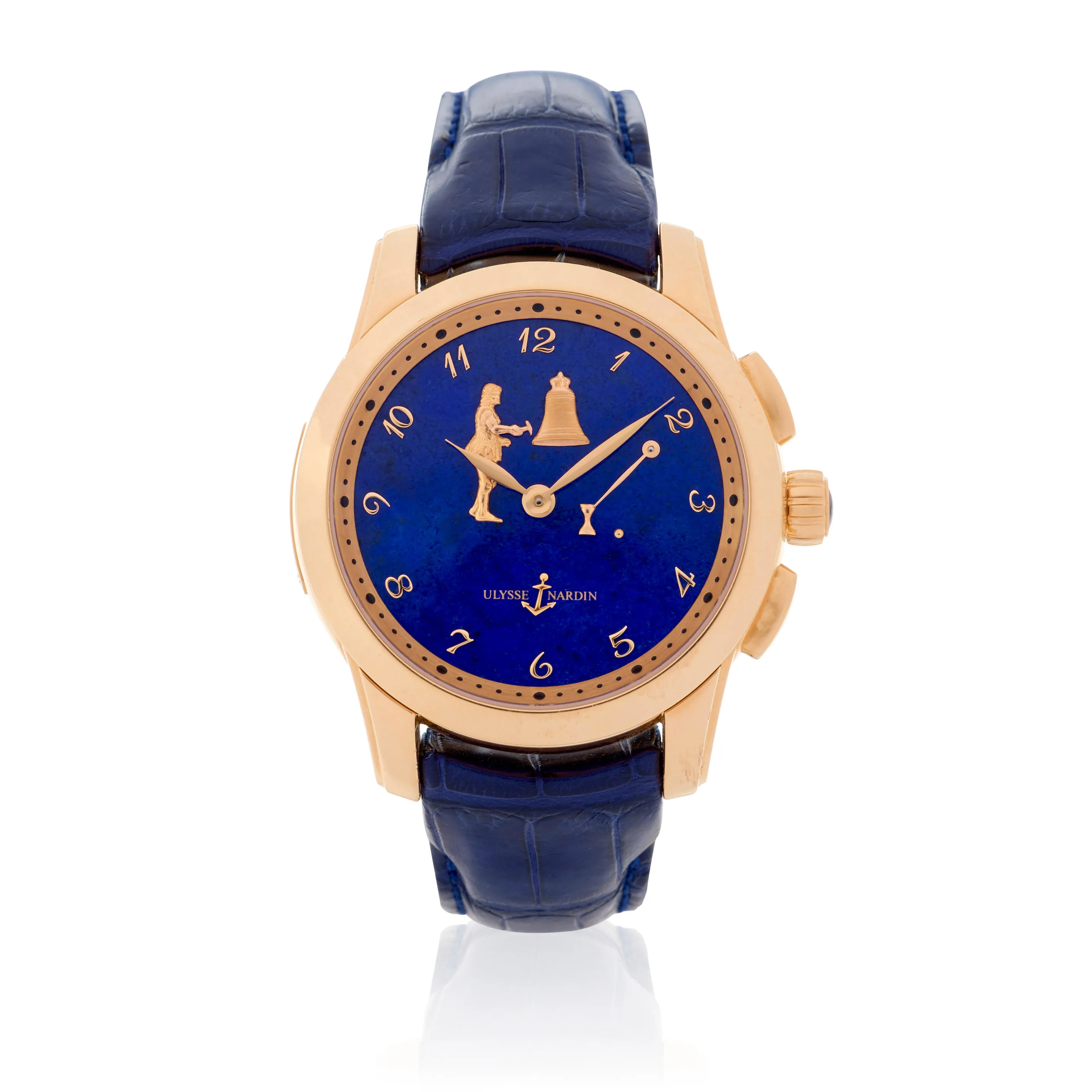 Ulysse Nardin Hourstriker 6106-130 43mm 18k rose gold Onyx 1