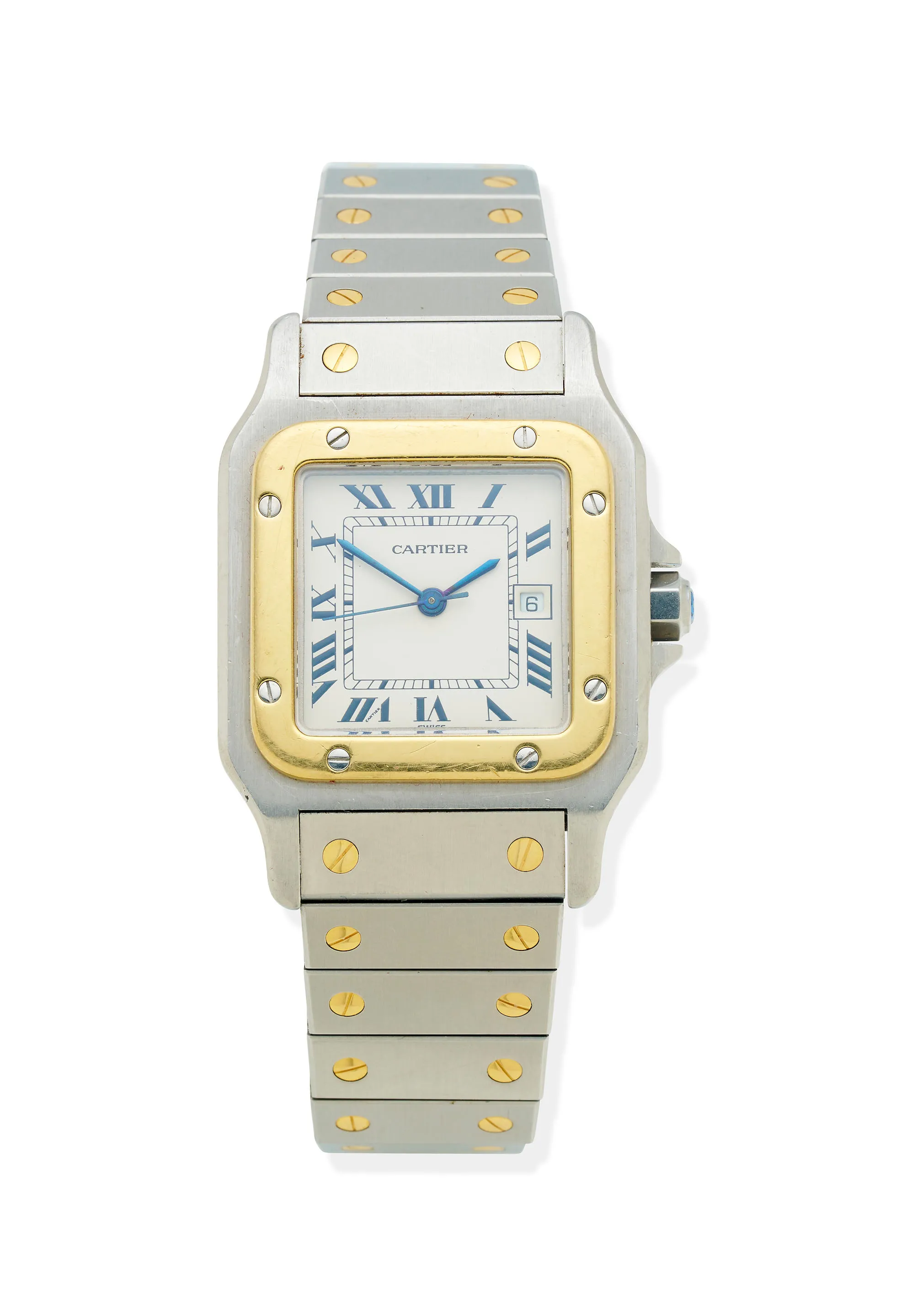 Cartier Santos 30mm Yellow gold and Stainless steel