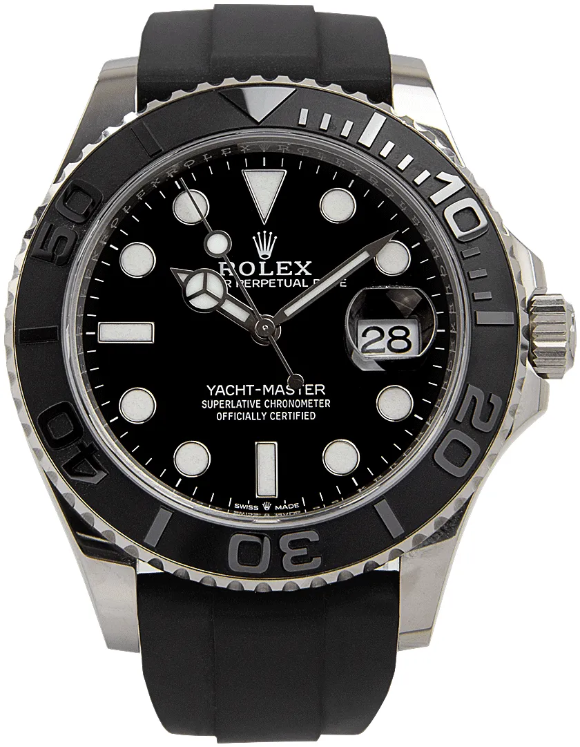 Rolex Yacht-Master 42 226659 42mm White gold and 18k white gold Black