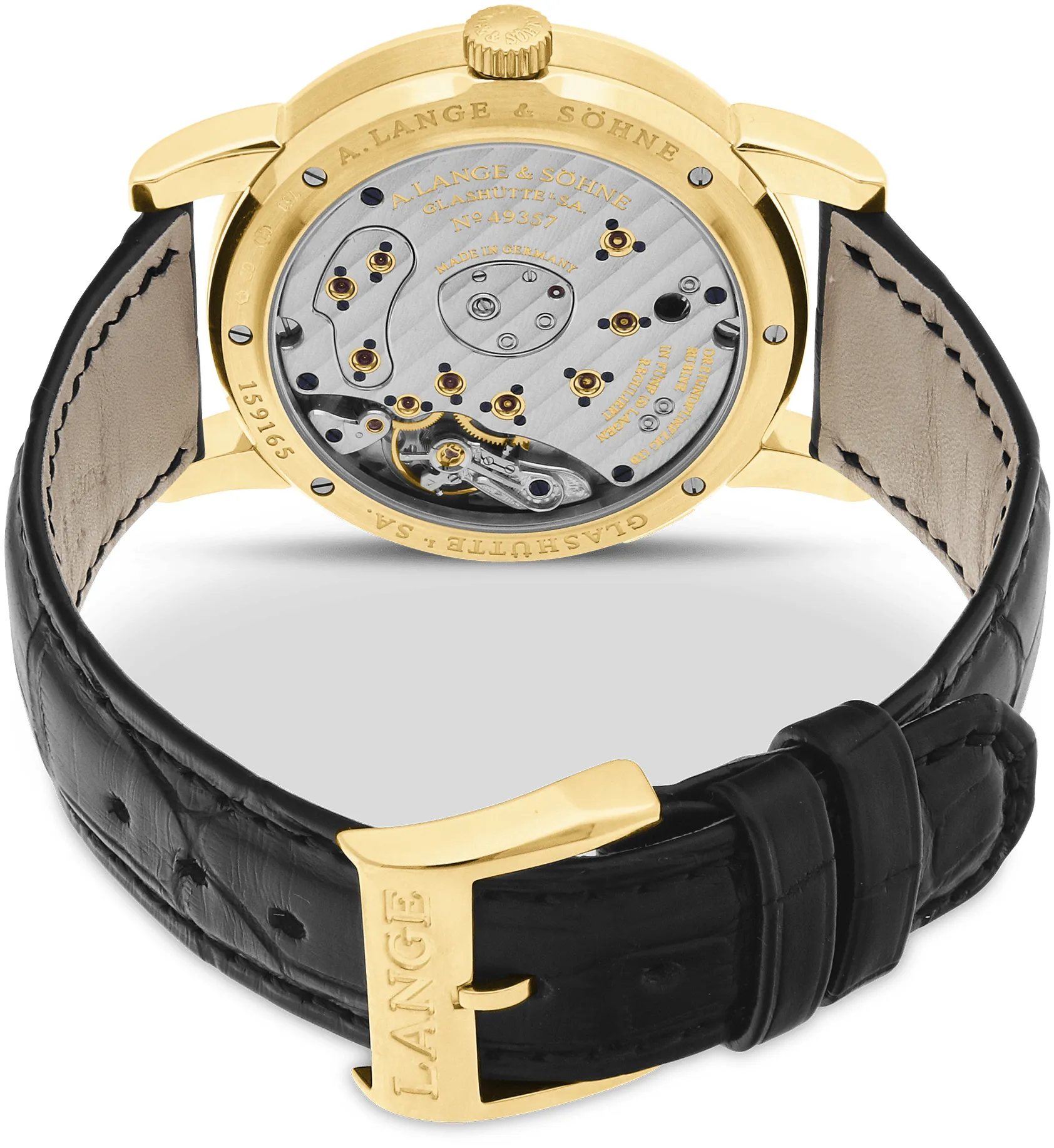 A. Lange & Söhne Lange 1 101.021 39mm Yellow gold Silver 1