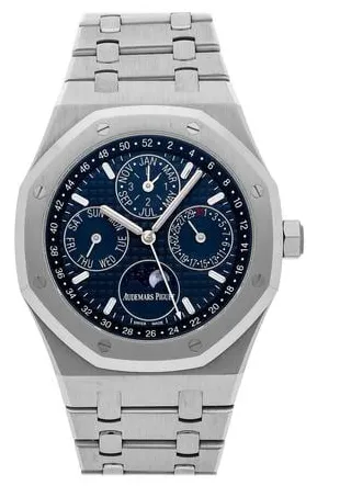 Audemars Piguet Royal Oak Perpetual Calendar 26574ST.OO.1220ST.02 41mm Stainless steel Blue