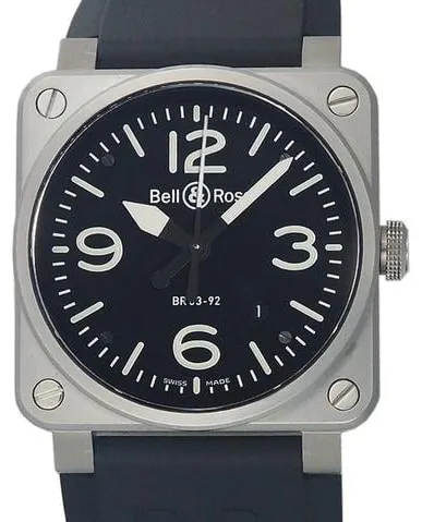 Bell & Ross BR 03-92 Steel BR0392-BL-ST 42mm Stainless steel Black