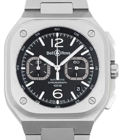 Bell & Ross Urban BR05C-BL-ST/SST 42mm Stainless steel Black