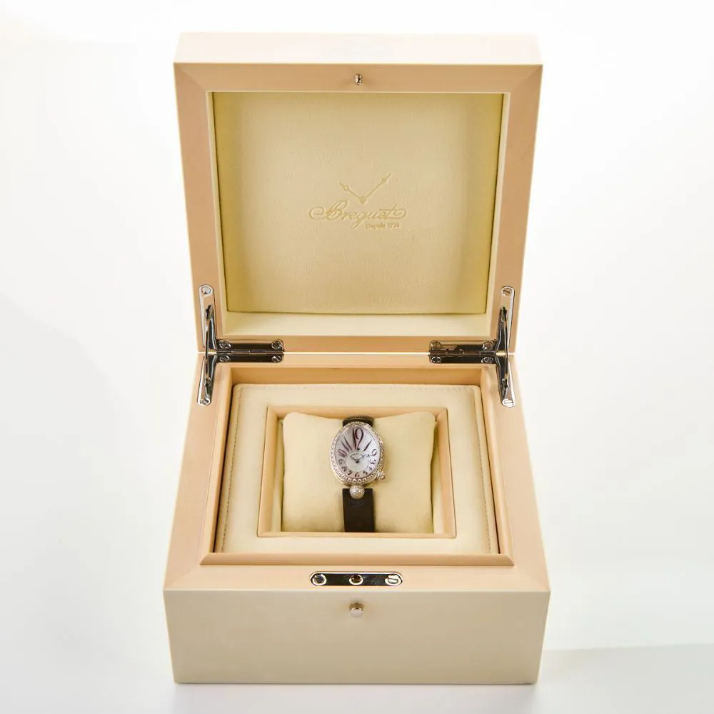 Breguet Reine de Naples 8928BB/5W/944/DD0D3L 36.5mm 18k white gold White 3