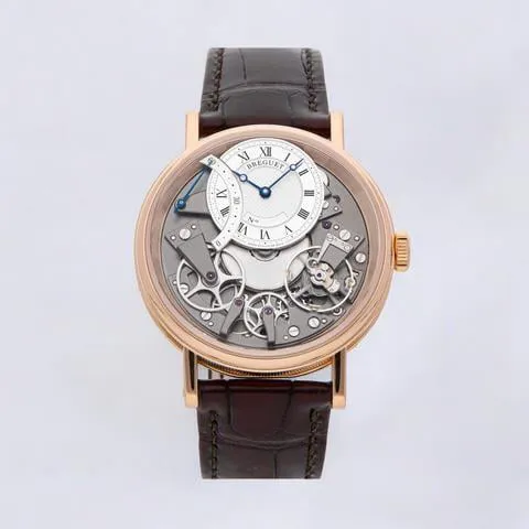 Breguet Tradition 7097BR/G1/9WU 40mm Rose gold Silver