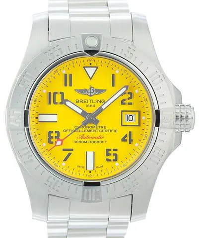 Breitling Avenger II Seawolf A173311011A1 45mm Stainless steel Yellow