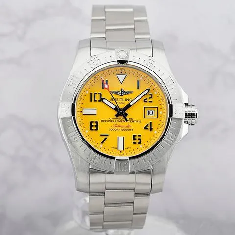 Breitling Avenger II Seawolf A173311011A1 45mm Stainless steel Yellow 2