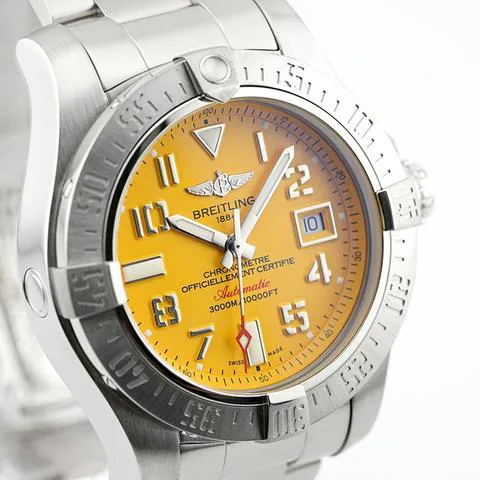 Breitling Avenger II Seawolf A173311011A1 45mm Stainless steel Yellow 6