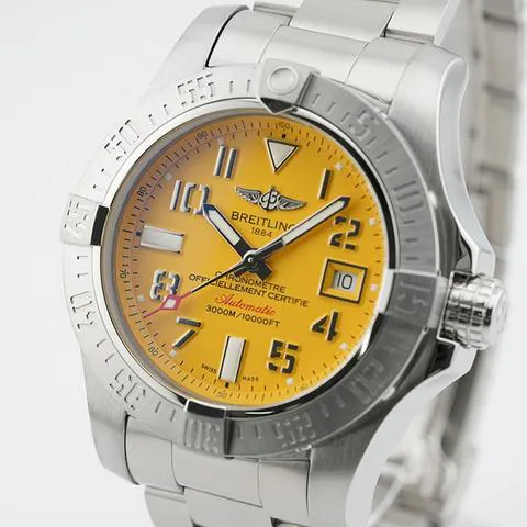 Breitling Avenger II Seawolf A173311011A1 45mm Stainless steel Yellow 13