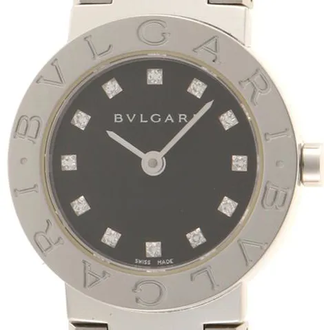 Bulgari Bulgari BB23SS 23mm Stainless steel Black