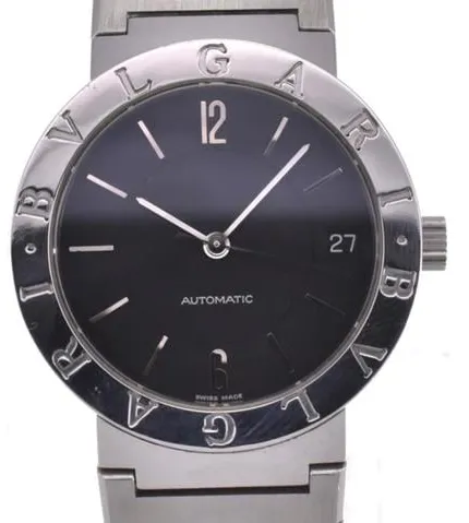 Bulgari Bulgari bb33ssd 33mm Stainless steel Black