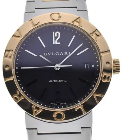 Bulgari Bulgari BB38SG 38mm Yellow gold Black