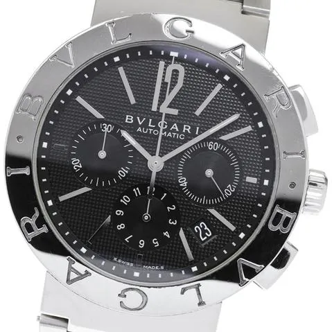 Bulgari Bulgari BB42SSCH 42mm Stainless steel Black