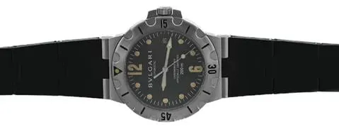 Bulgari Diagono SD 38 S 38mm Stainless steel Black 7