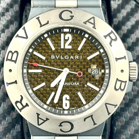 Bulgari Diagono TI 44 TA 44mm Titanium Black