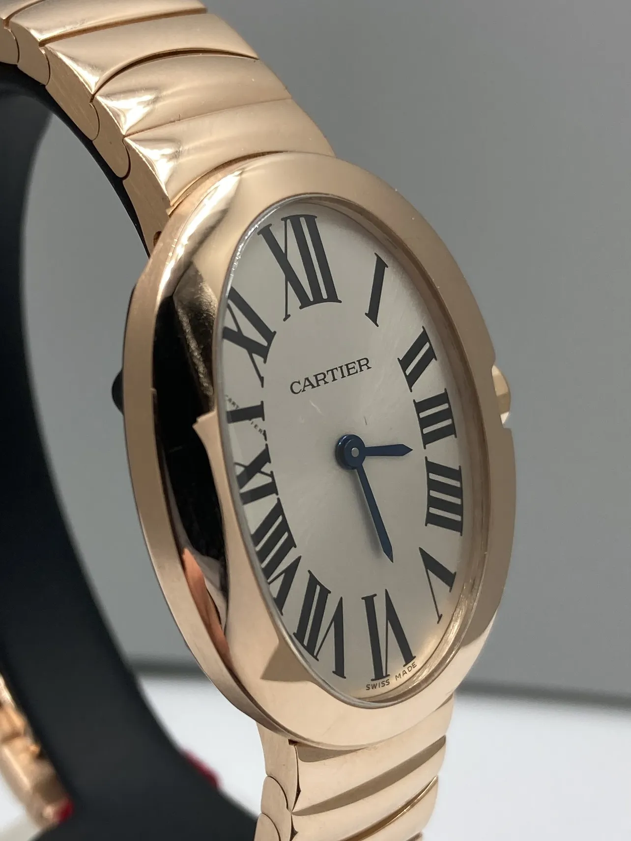 Cartier Baignoire W8000005 24mm Rose gold Silver 1