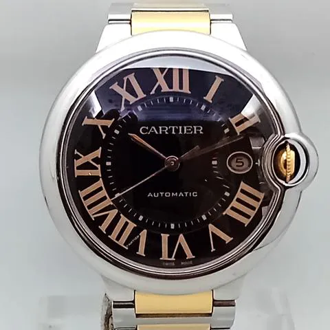 Cartier Ballon Bleu 42mm W69009Z3 42mm Yellow gold and Stainless steel Black 1