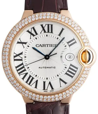 Cartier Ballon Bleu 42mm WE900851 42mm Rose gold Silver