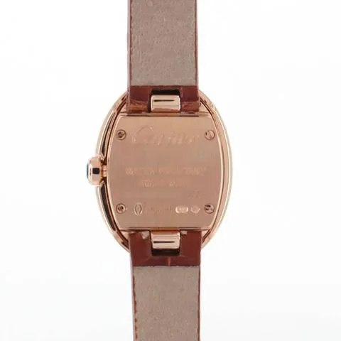 Cartier Mini Baignoire W8000017 19mm Rose gold Silver 6