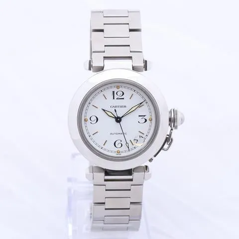 Cartier Pasha C W31015M7 35mm Stainless steel White