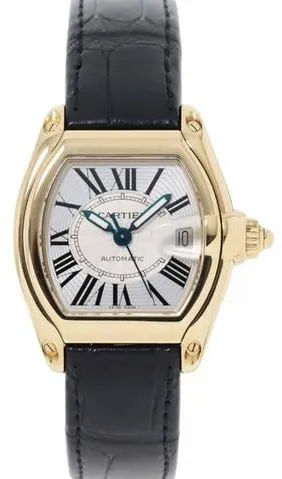 Cartier Roadster w62005v2 39mm Yellow gold Silver