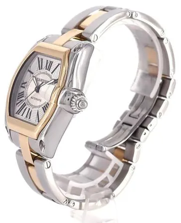 Cartier Roadster w62031y4 37mm Yellow gold Silver 1