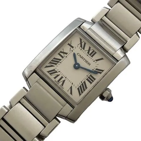 Cartier Tank Française W51008Q3 25mm Stainless White